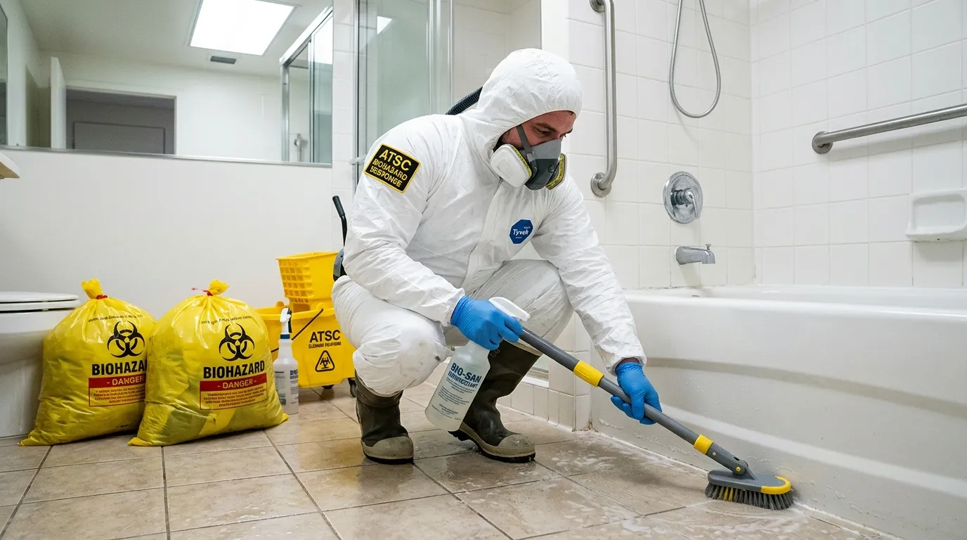 Decontamination equipment deployed for Blood Cleanup in Owings Mills